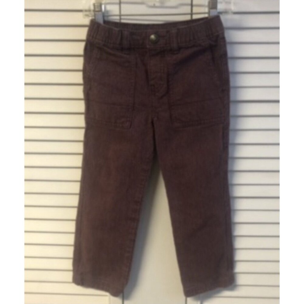 Tea Collection Size 4 Burgundy Striped Pant